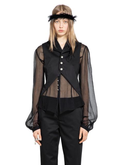 Ann Demeulemeester Lune Open Front Waistcoat