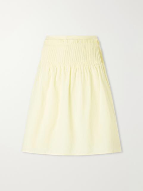 SIR. Rochelle Pintuck Cotton Midi Skirt