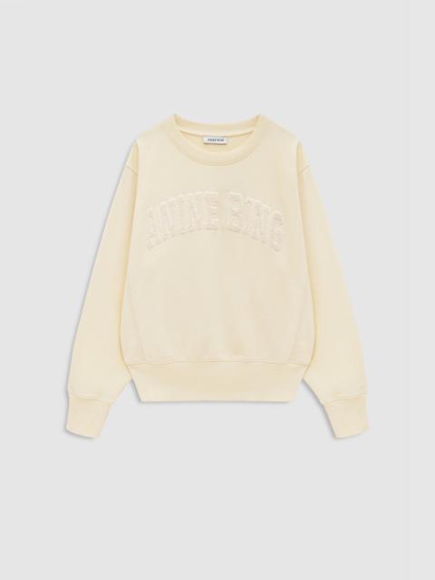 ANINE BING Harry Shrunken Sweatshirt - Butter Yellow