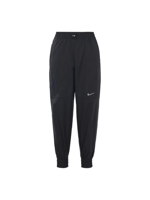 Nike (WMNS) Nike Sportswear Swoosh 3D Logo Woven Sports Pants/Trousers/Joggers Autumn Black CZ8910-010