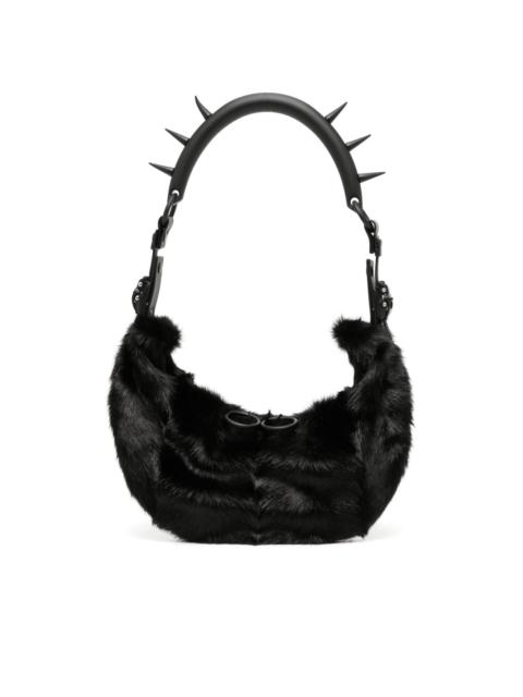 Half Moon faux-fur shoulder bag