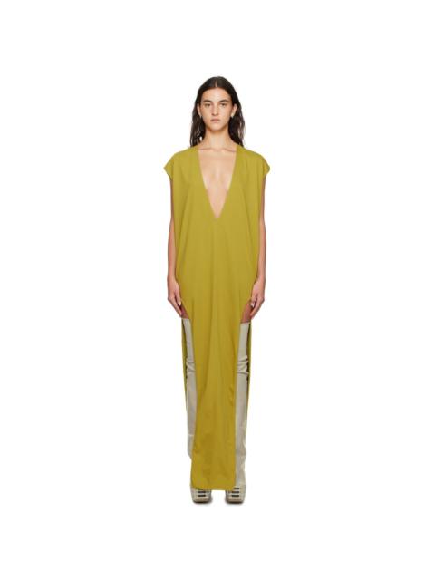 Rick Owens Yellow Arrowhead Maxi Dress