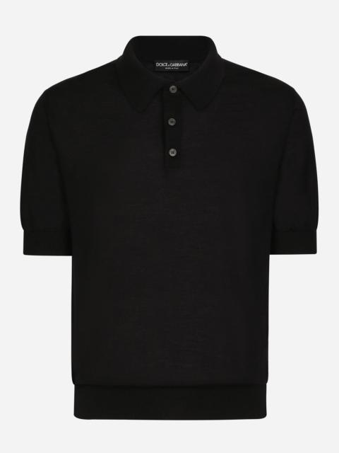 Dolce & Gabbana Extra-fine cashmere polo-shirt