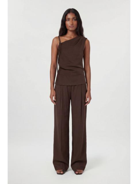 KAREN MILLEN Cupro Touch One Shoulder Top Co-Ord
