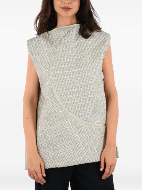 Rick Owens embroidered sleeveless blouse
