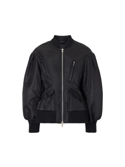 Simone Rocha PADDED SCULPTED BOMBER JACKET - BLACK