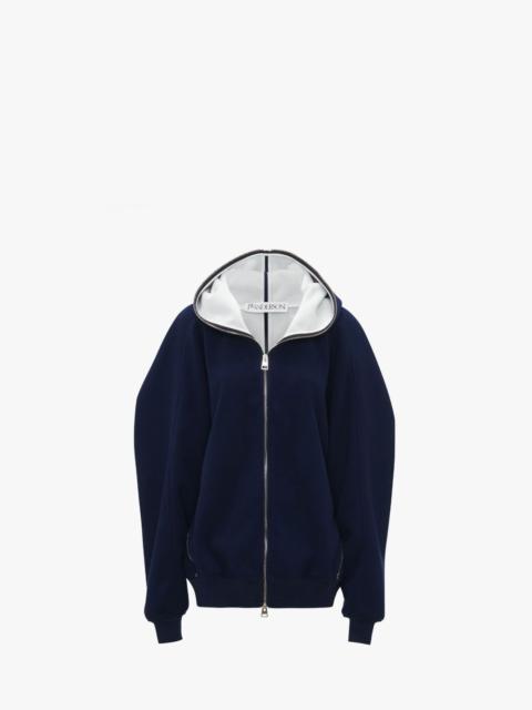 DOUBLE ZIP HOODIE