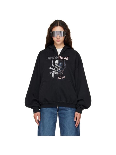 VETEMENTS Black Motörhead Edition Zip Up Hoodie