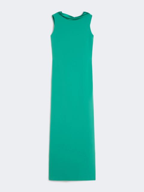 Max Mara Long lightweight cady dress - GREEN