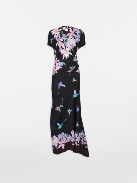 THE ATTICO MULTICOLOR MIDI DRESS
