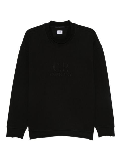 C.P. Company logo-embroidered cotton sweatshirt