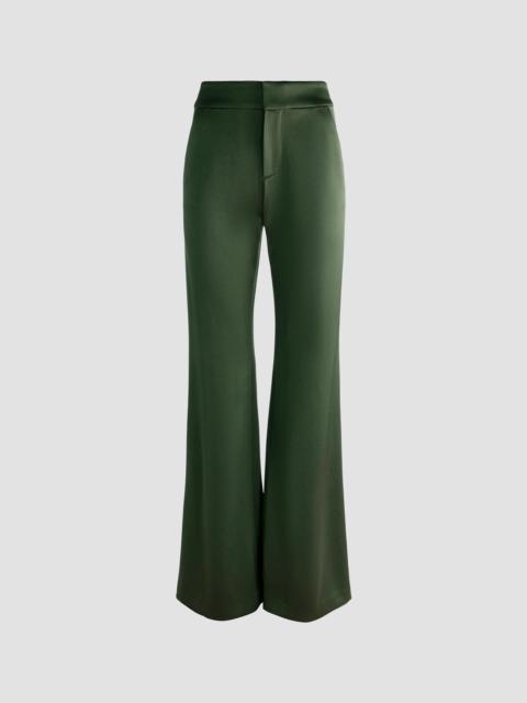 Alice + Olivia Women's Dylan High-Rise Wide-Leg Pants - Dark Fern