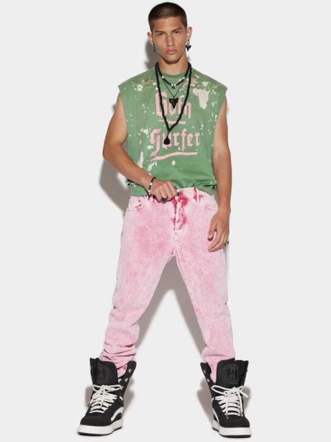 DSQUARED2 ACID CORD WASH ROADIE JEANS