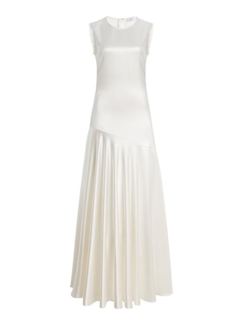 ADAM LIPPES Gwenyth Satin-Back Crepe Dress