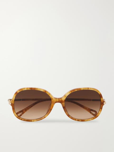 Chloé Rounded-frame Acetate Sunglasses