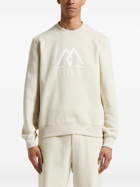 PESERICO logo-print sweatshirt