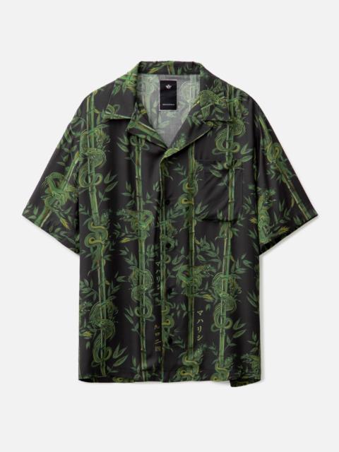 MAHARISHI DRAGON BAMBOO CAMP COLLAR SHIRT