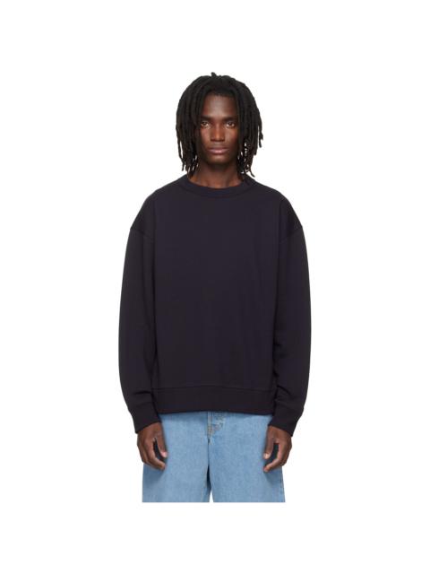 Dries Van Noten Navy Oversized Sweatshirt