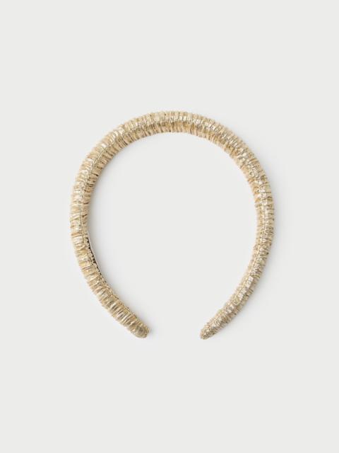 LOEFFLER RANDALL Marina Gold Puffy Headband