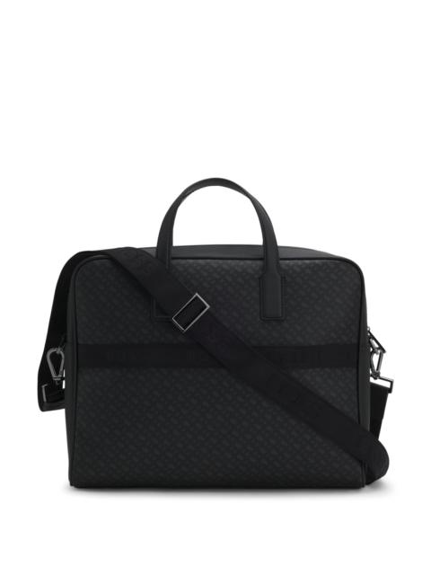 BOSS MONOGRAM DOCUMENT CASE WITH FOIL-EMBOSSED LOGO