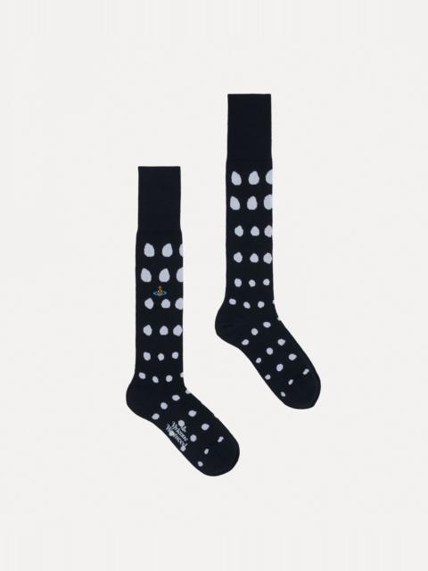 Vivienne Westwood DOTS HIGH SOCK