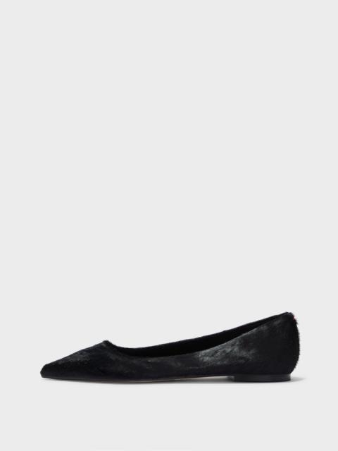 Aeyde Cassy Pony Hair Ballet Flats