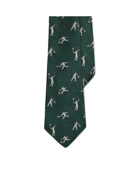 Polo Ralph Lauren TENNIS-PLAYER SILK TIE