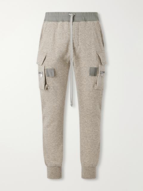 Rick Owens Mastodon Tapered Wool and Cotton-Blend Jersey Sweatpants