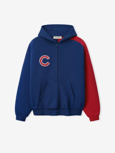 ESSENTIALS Cubs Raglan Half Zip Sport Hoodie