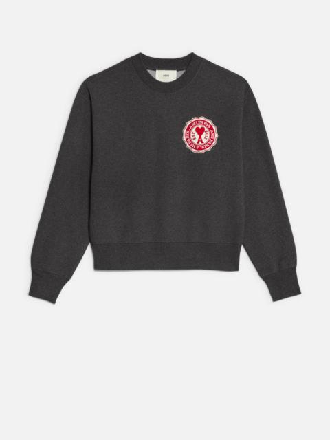 AMI Paris Ami De Coeur Patch Sweatshirt