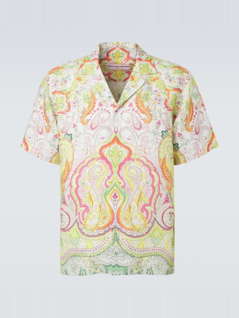 ORLEBAR BROWN Maitan printed linen shirt