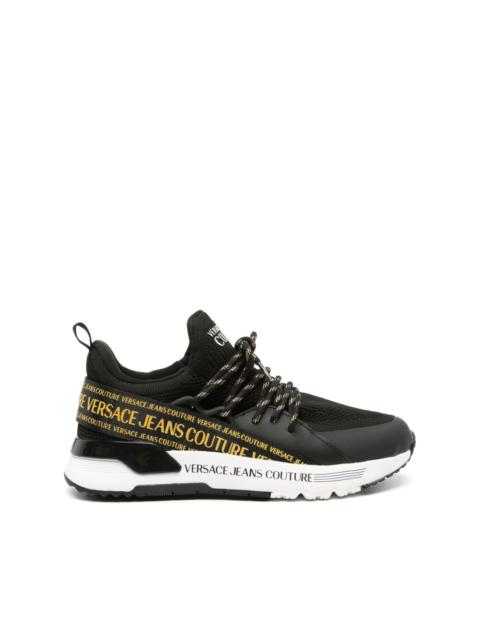 VERSACE JEANS COUTURE Dynamic logo-strap sneakers