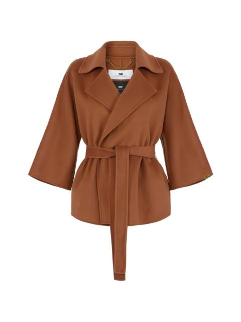 ELISABETTA FRANCHI belted coat