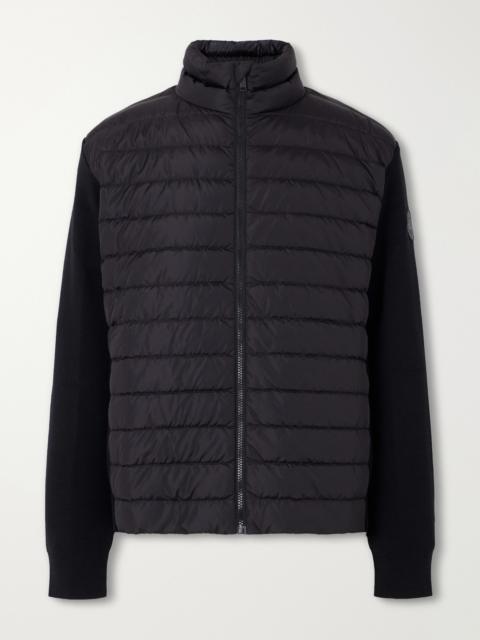 Canada Goose HyBridge® Flavio Wool and Shell Down Jacket