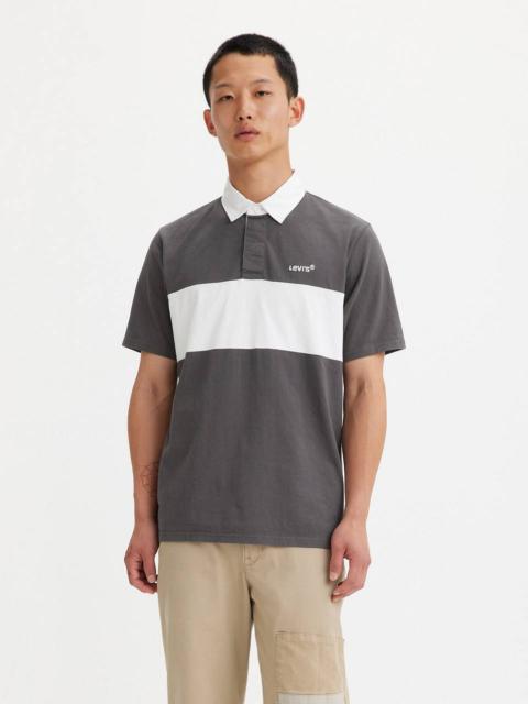 Levi's SHORT SLEEVE UNION BLOCKED RUGBY SHIRT