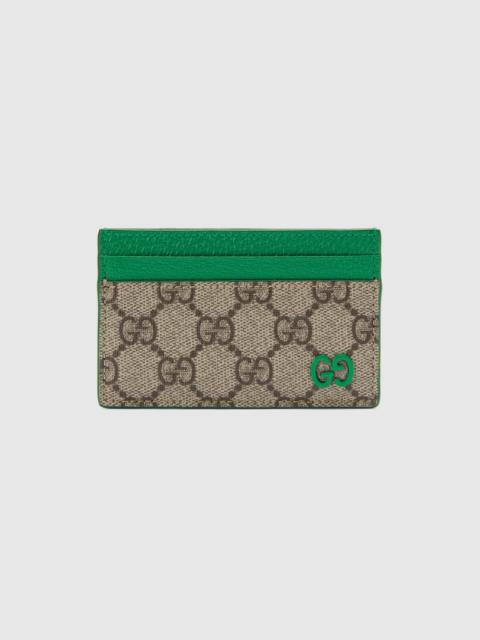 Card case with GG detail