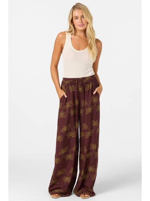 O'Neill Rosalie Palm Stripe Pants