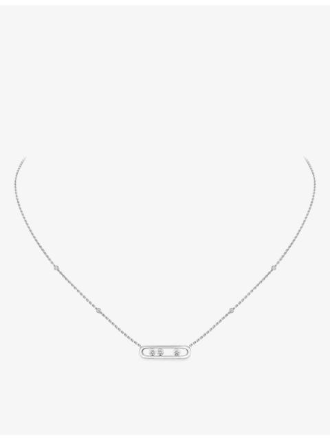 MESSIKA Baby Move 18ct white-gold and diamond necklace