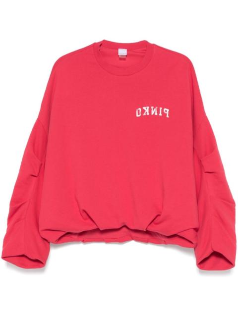 PINKO logo-print sweatshirt