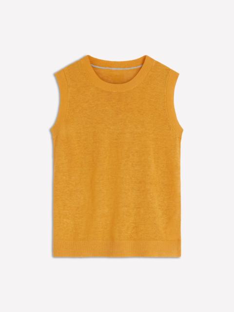 BODEN Agnes Linen Tank-Yellow