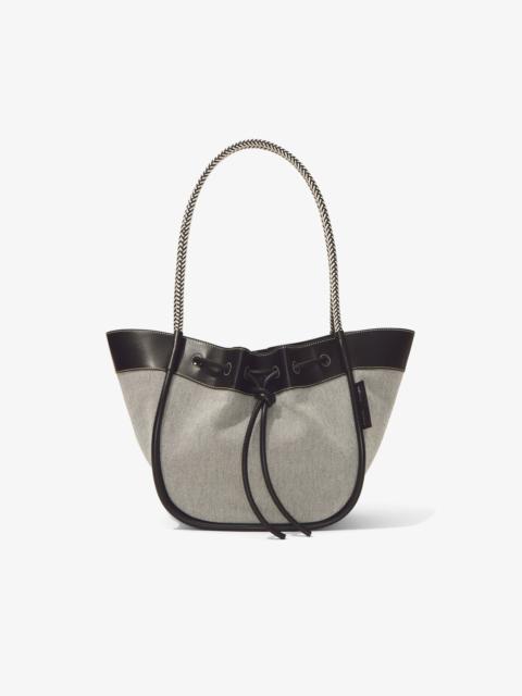 Canvas Ruched Tote