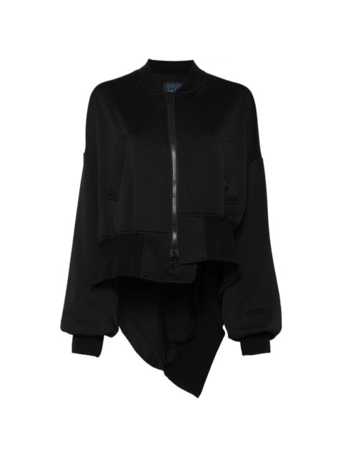 asymmetric zip-up jacket