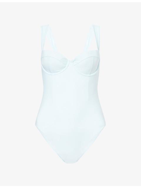 SIMKHAI Kyle Bustier One Piece Swimsuit