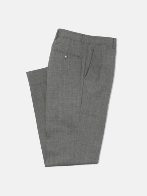 J. PRESS MADE-IN-CANADA MEDIUM GREY TROPICAL WOOL TROUSERS