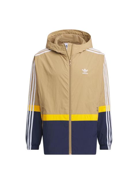 adidas Originals Sportswear Jackets 'Tan Navy' IN0996