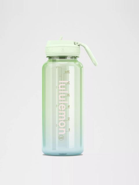 lululemon Back to Life Clear Bottle 32oz *Straw Lid