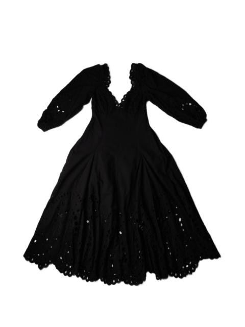 Charo Ruiz Corbin sweetheart-neck midi dress