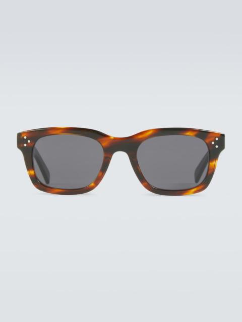 CELINE Tortoiseshell square sunglasses