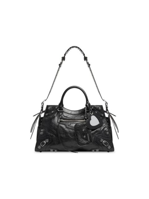 BALENCIAGA Women's Neo Cagole City Handbag in Black