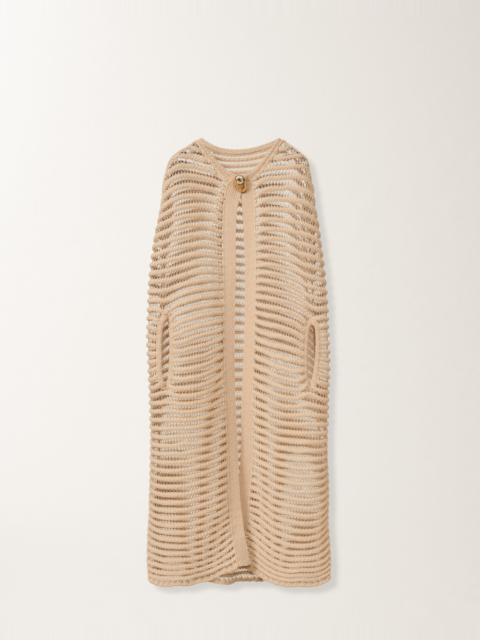 FABIANA FILIPPI Long cape in camel